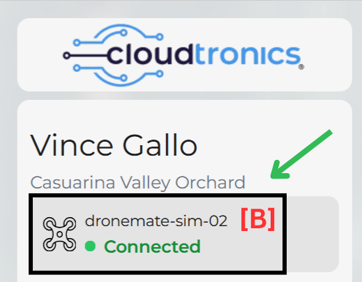 Dronemate portal B Dronemate portal B